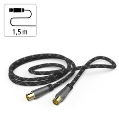 Antenna cable Hama 00205070 1,5 m Black