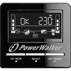 Uninterruptible Power Supply System Interactive UPS Power Walker VI 1500 CW FR 1050 W