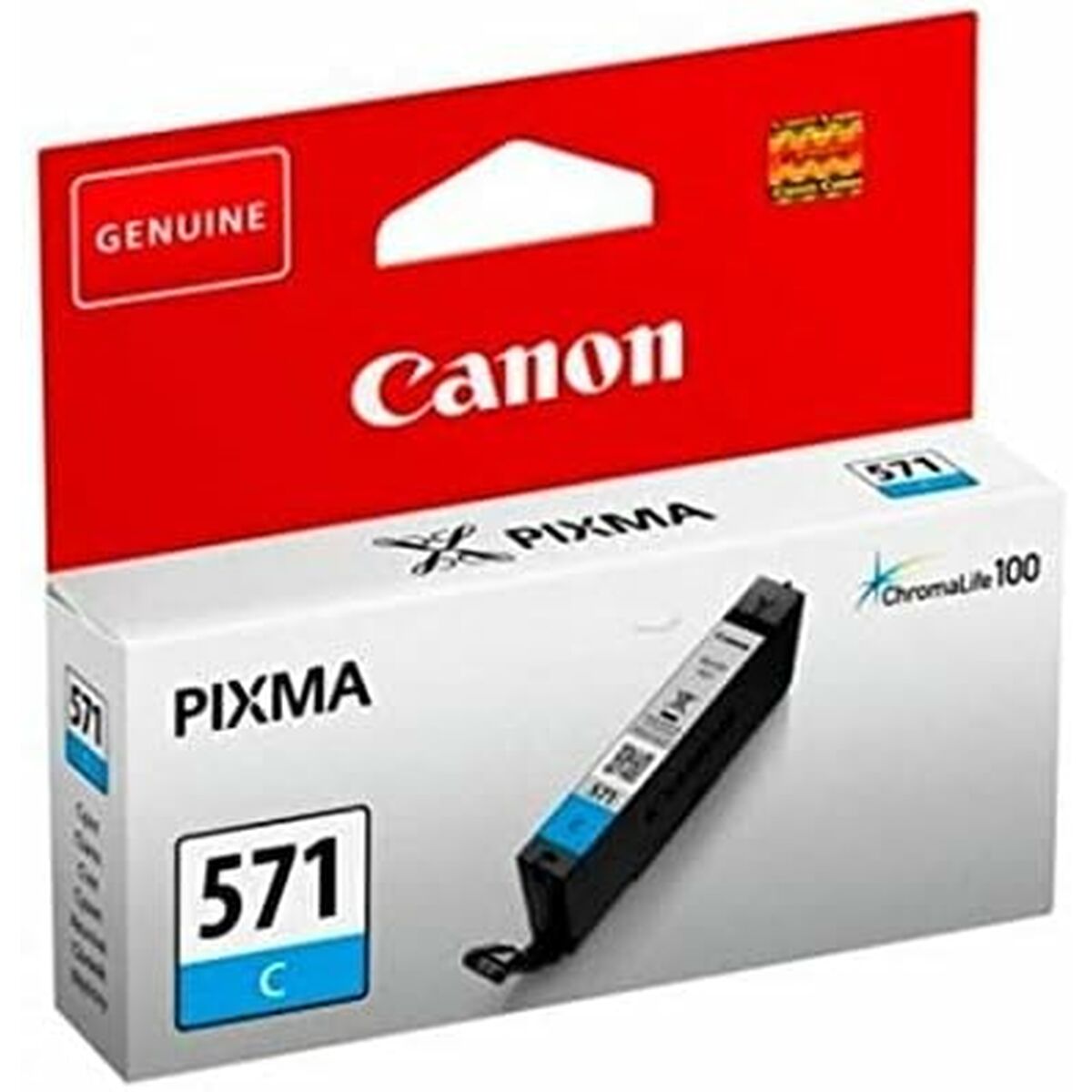 Original Ink Cartridge Canon CLI-571C Cyan