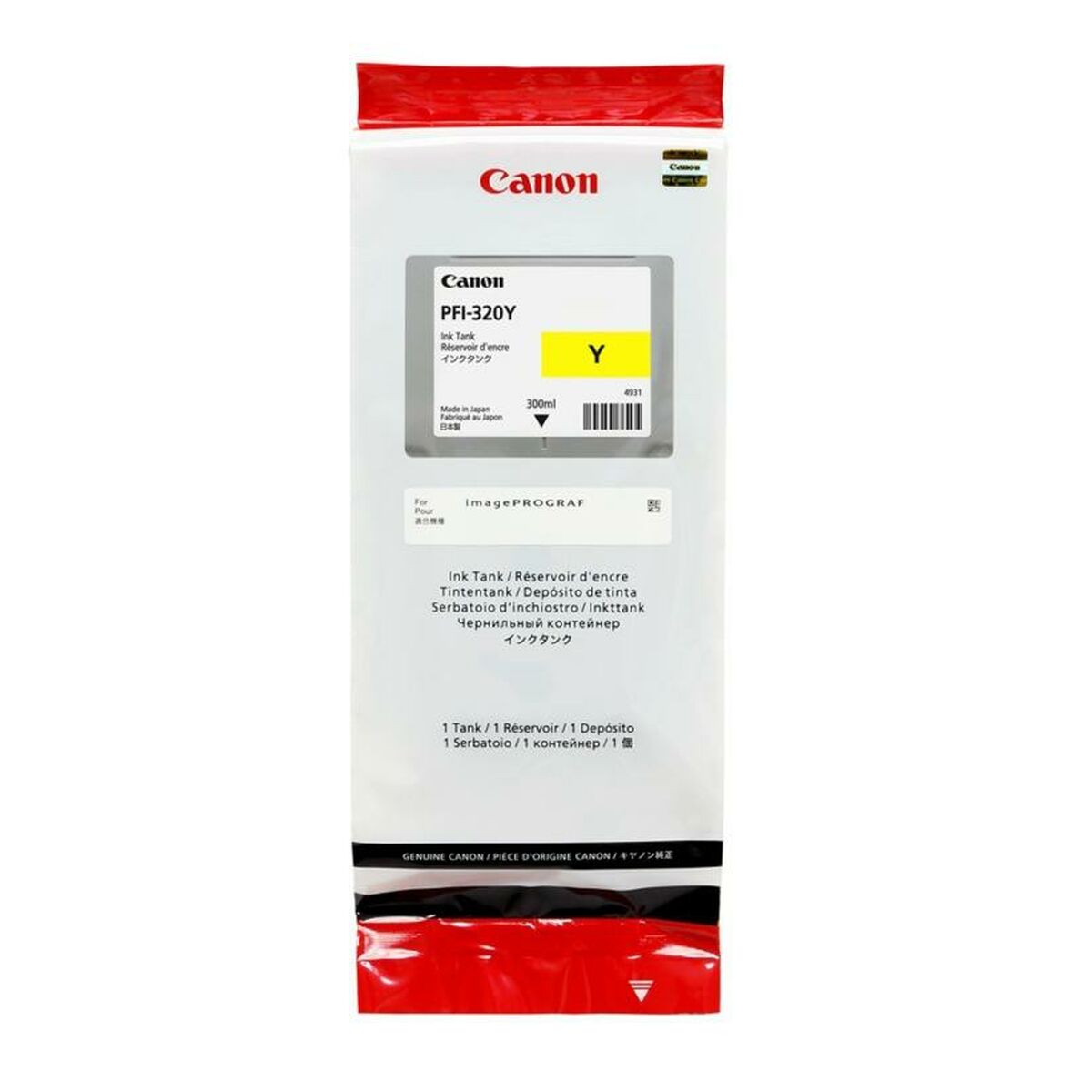 Original Ink Cartridge Canon PFI-320Y Yellow