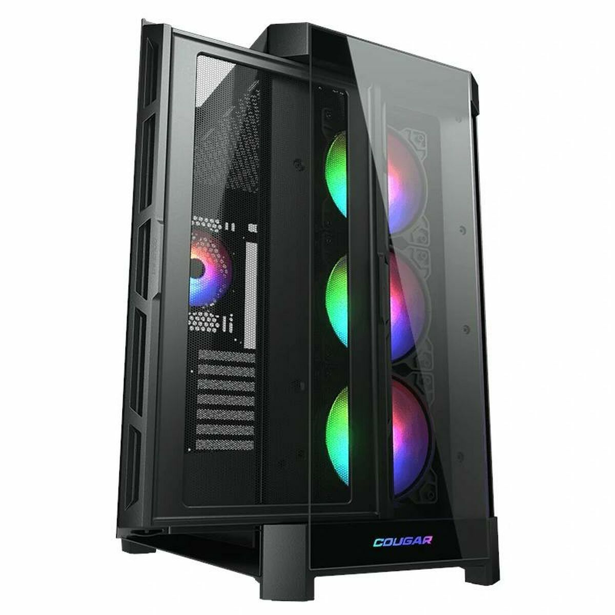 ATX Semi-tower Box Cougar CGR-5AD1B-RGB Black