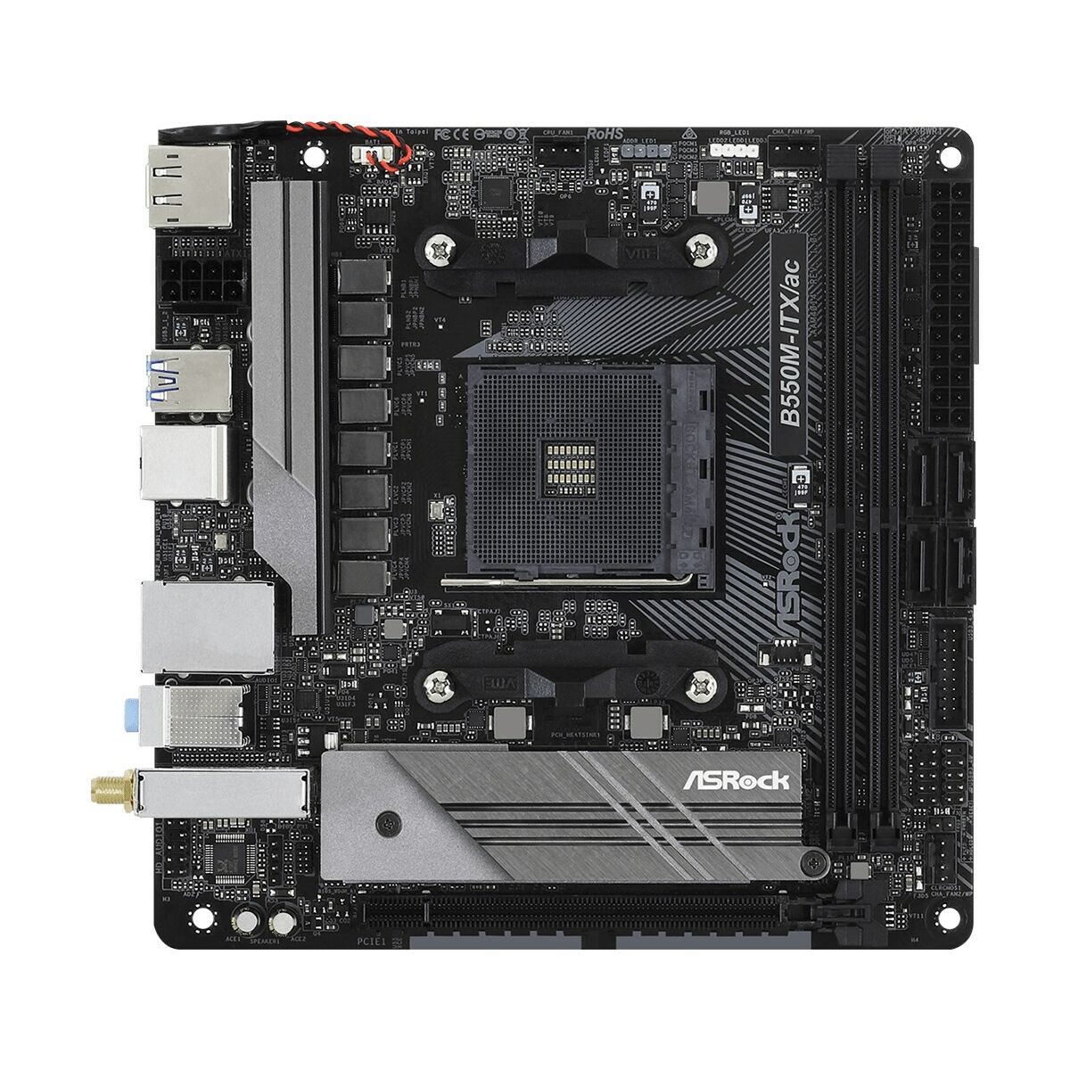 Motherboard ASRock B550M-ITX/ac AMD B550 AMD AM4