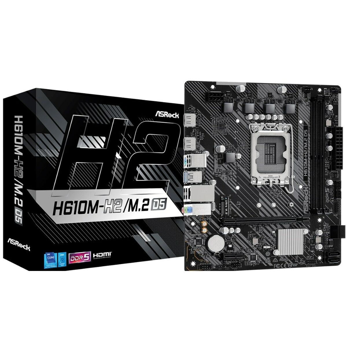 Motherboard ASRock 90-MXBML0-A0UAYZ LGA 1700 INTEL H610