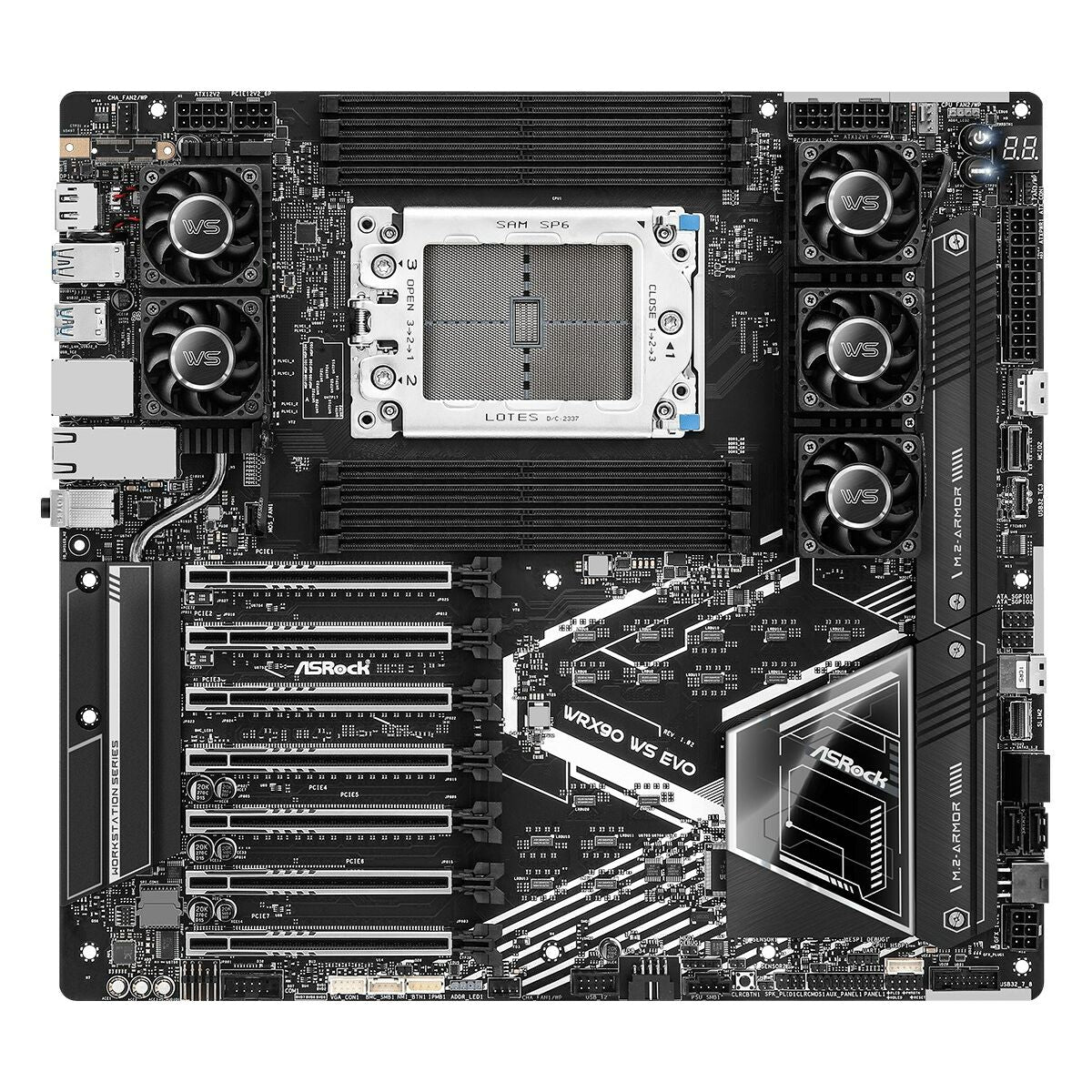 Motherboard ASRock WRX90 WS EVO AMD STR5 AMD WRX90