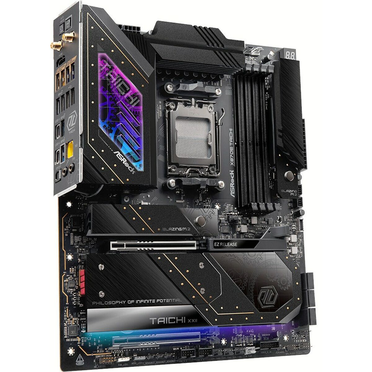 Motherboard ASRock X870E Taichi Intel Wi-Fi 6 AMD AM5 AMD X870E