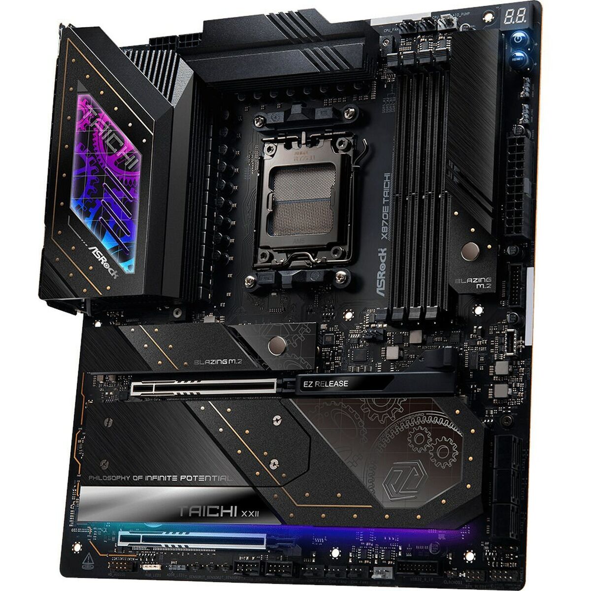 Motherboard ASRock X870E Taichi Intel Wi-Fi 6 AMD AM5 AMD X870E