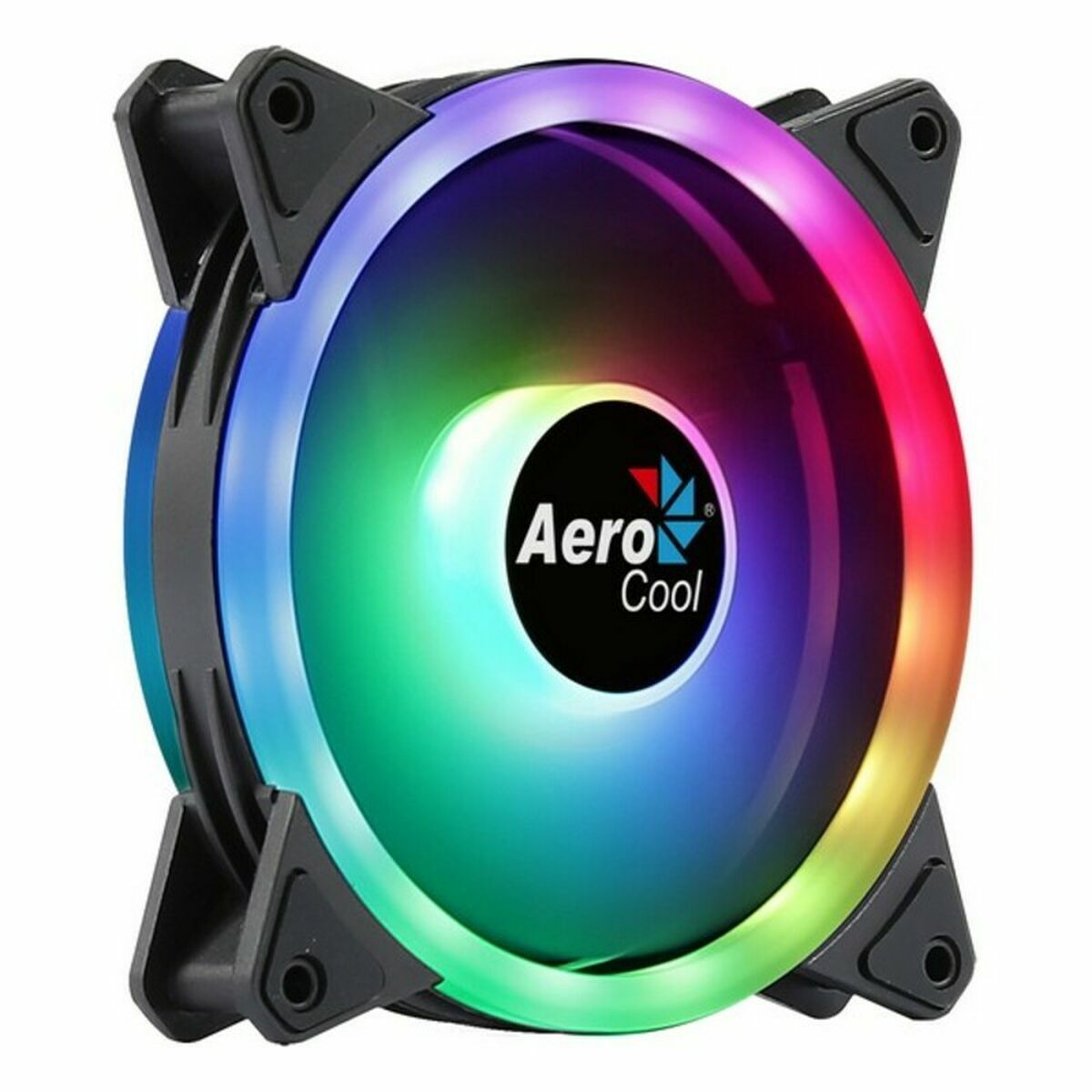 Box Ventilator Aerocool Duo 12 1000rpm (Ø 12 cm) RGB Ø 12 cm (1 Unit)