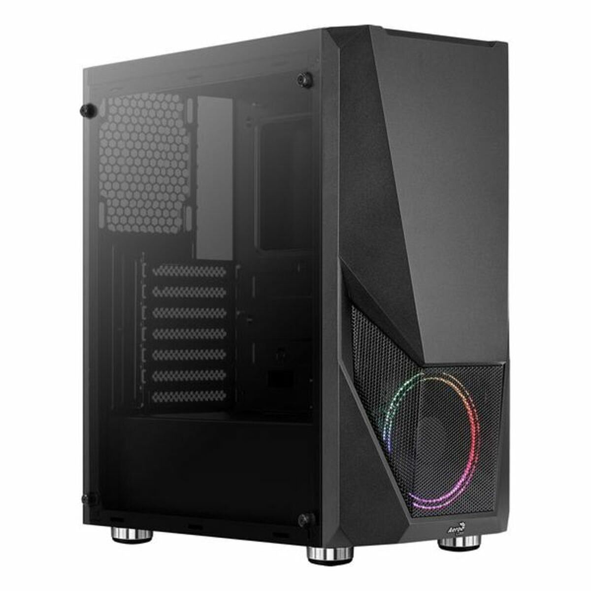 ATX Semi-tower Box Aerocool Zauron LED RGB Black