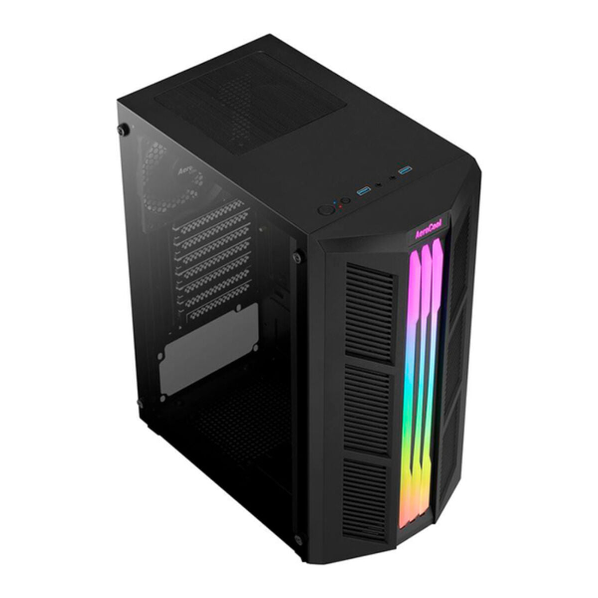 Micro ATX/ATX/ ITX Midtower Case Aerocool Prime Black RGB