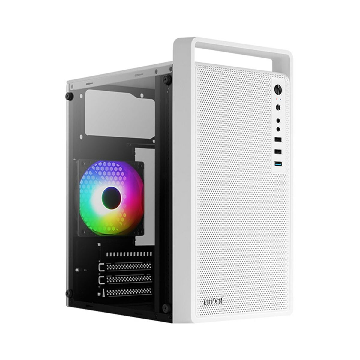 ATX Semi-tower Box Aerocool PGS CS-109-G-WT-v1 FRGB White