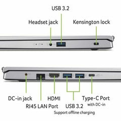 Laptop Acer Aspire 3 15 A315-44P 15,6" AMD Ryzen 5 5500U 8 GB RAM 32 GB RAM 512 GB SSD