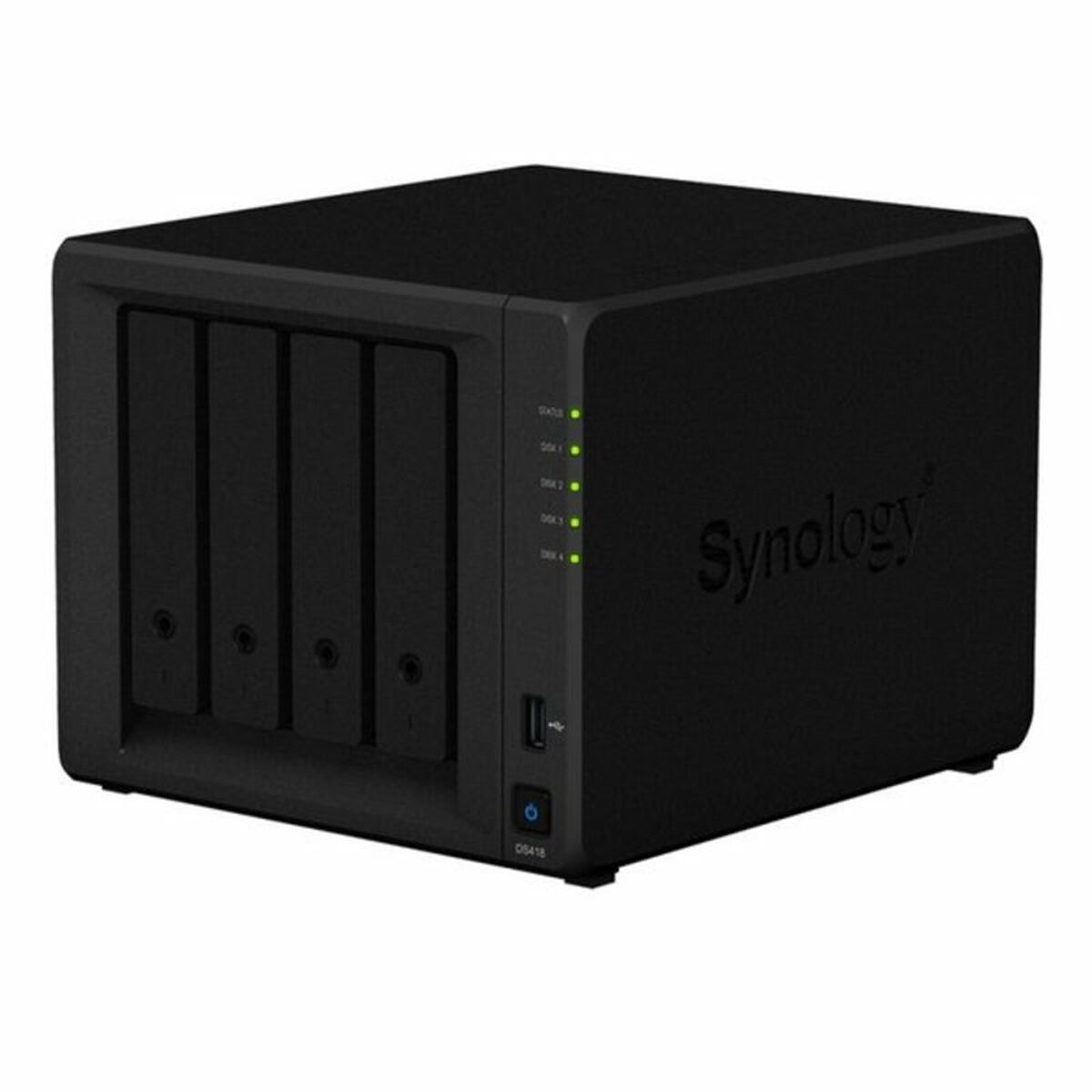 NAS Network Storage Synology DS418                21 dB 48 TB 2 GB DDR4 Realtek RTD1296 Black