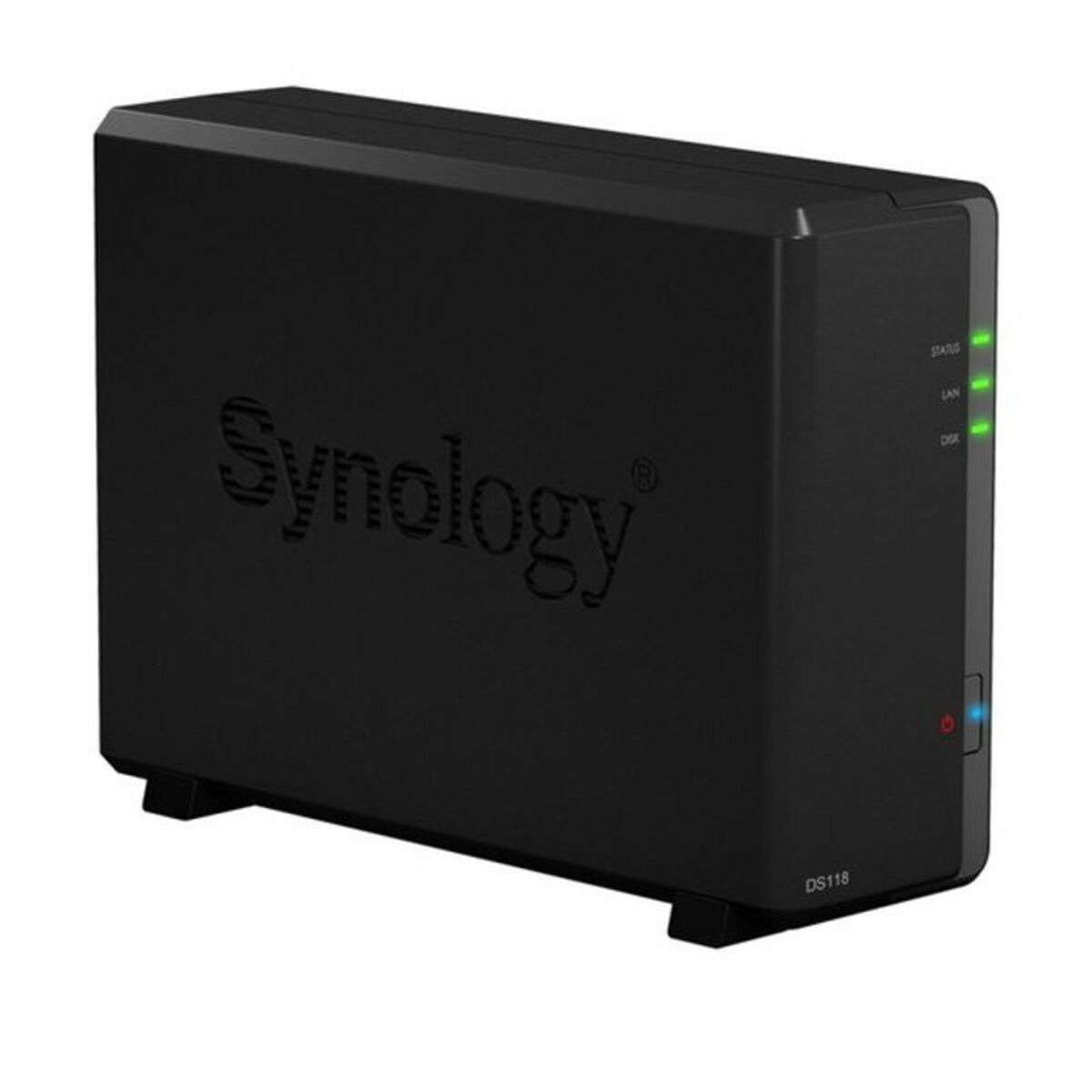 Hygienic Storage System Black Synology DS118 1 GB RAM 1,4 GHz 1 GB DDR4 10/100/1000 Mbps 10 Gbit/s