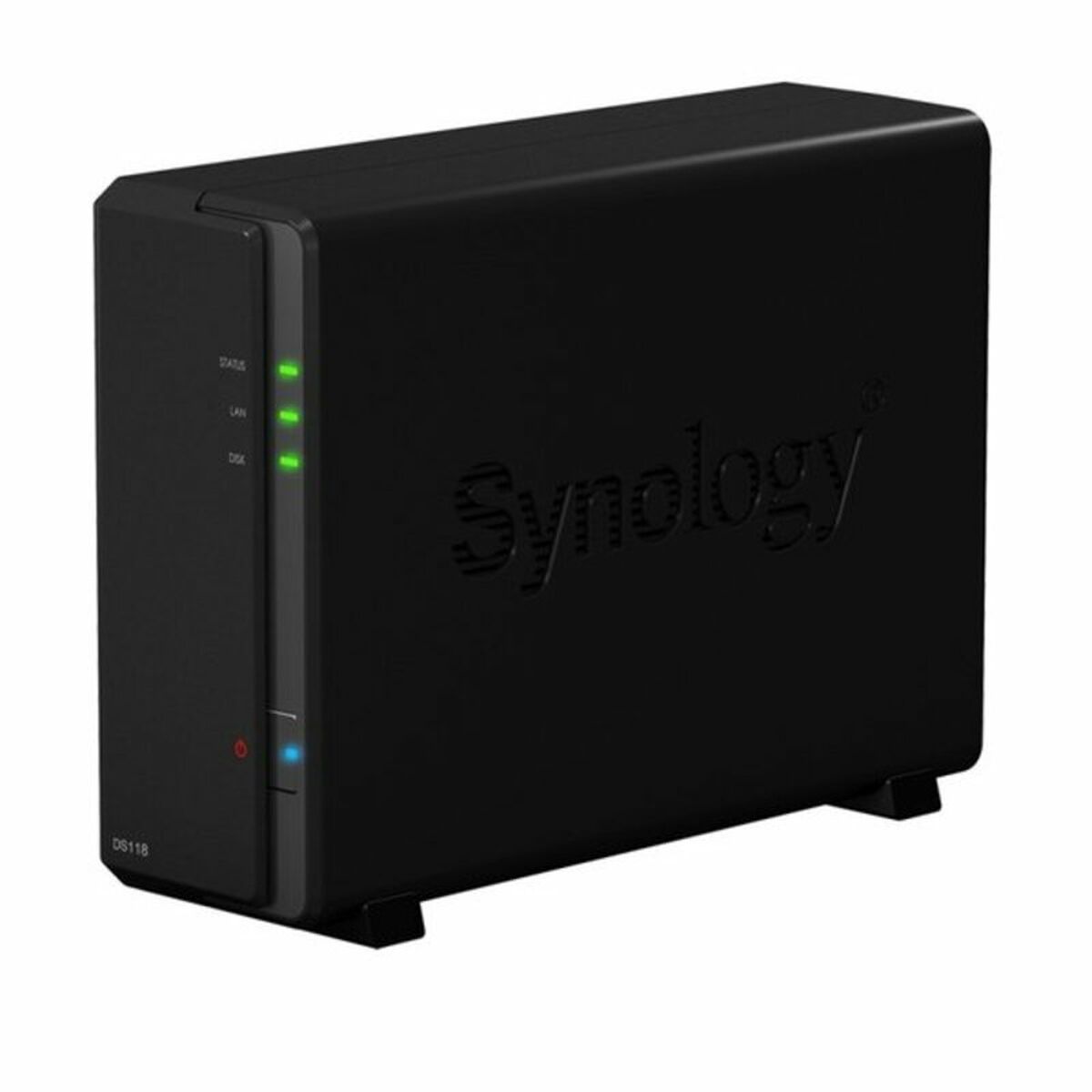 Hygienic Storage System Black Synology DS118 1 GB RAM 1,4 GHz 1 GB DDR4 10/100/1000 Mbps 10 Gbit/s