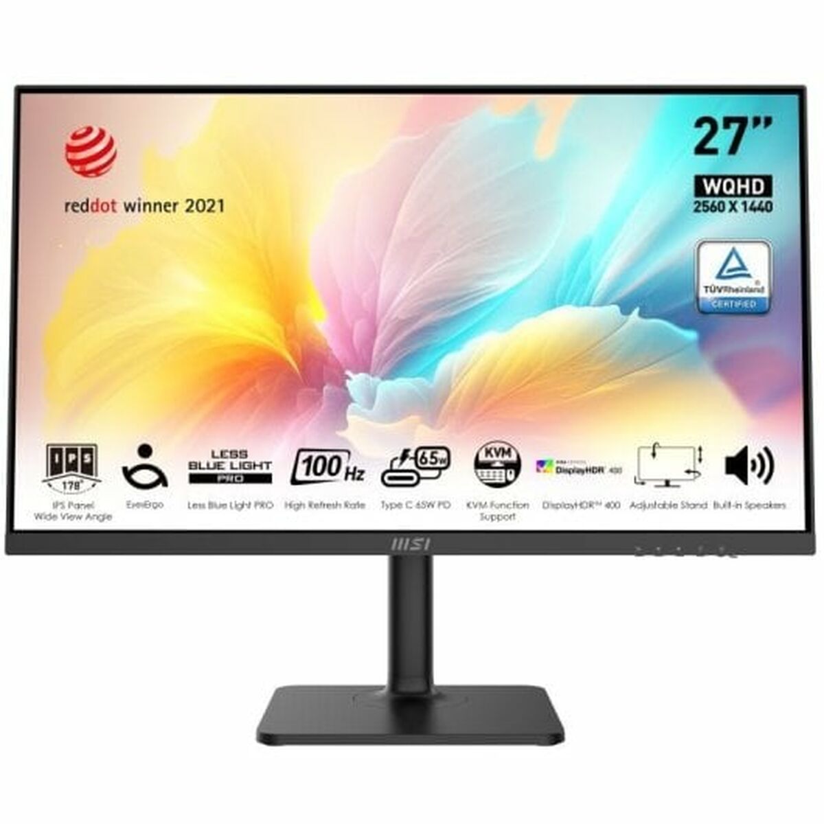 Gaming Monitor MSI Modern MD272QXP 27" 100 Hz Wide Quad HD