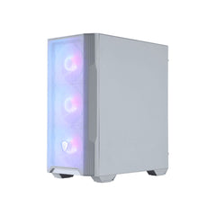 ATX Semi-tower Box MSI MAG FORGE M100R WHITE White Transparent