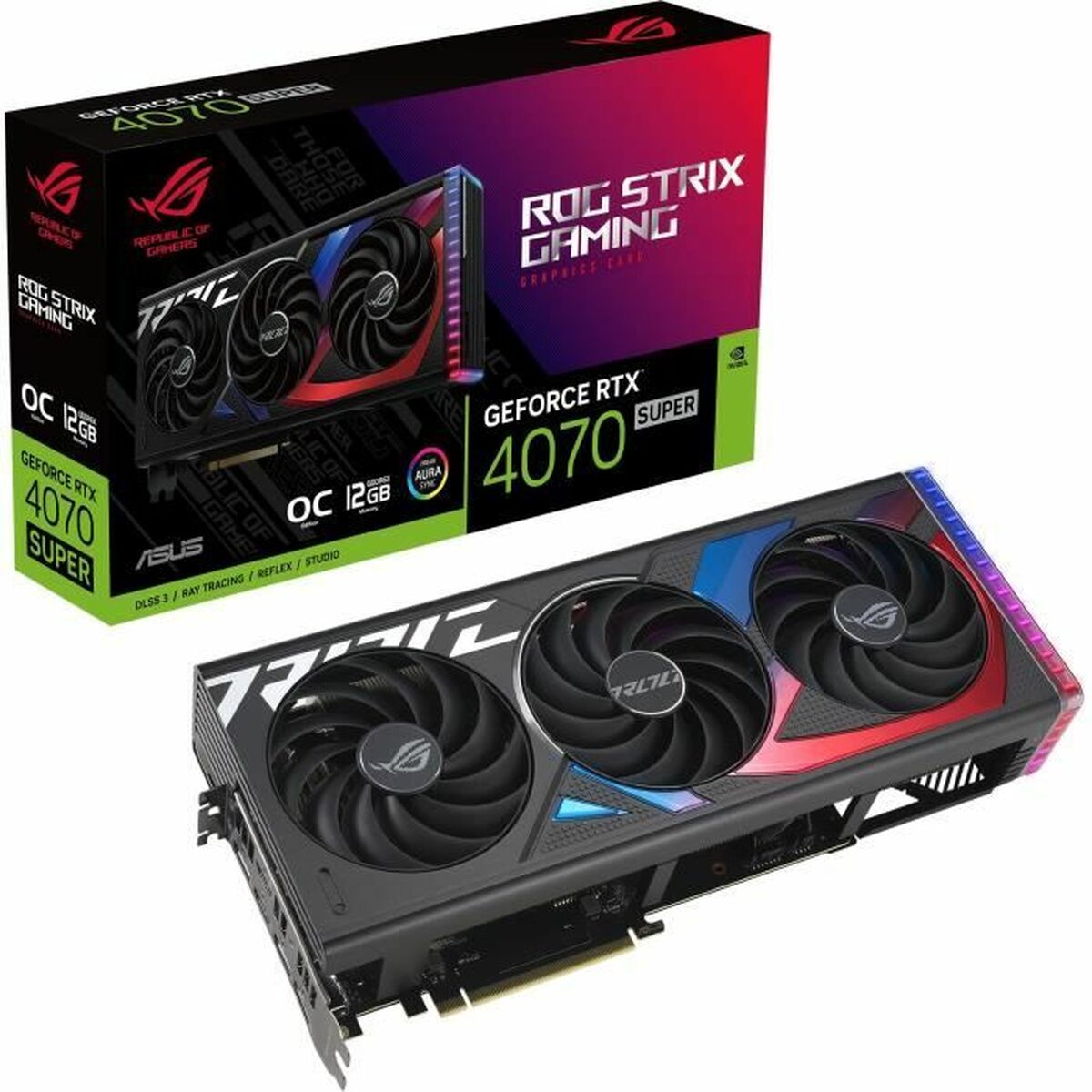 Graphics card Asus GeForce RTX 4070 SUPER 12 GB GDDR6X