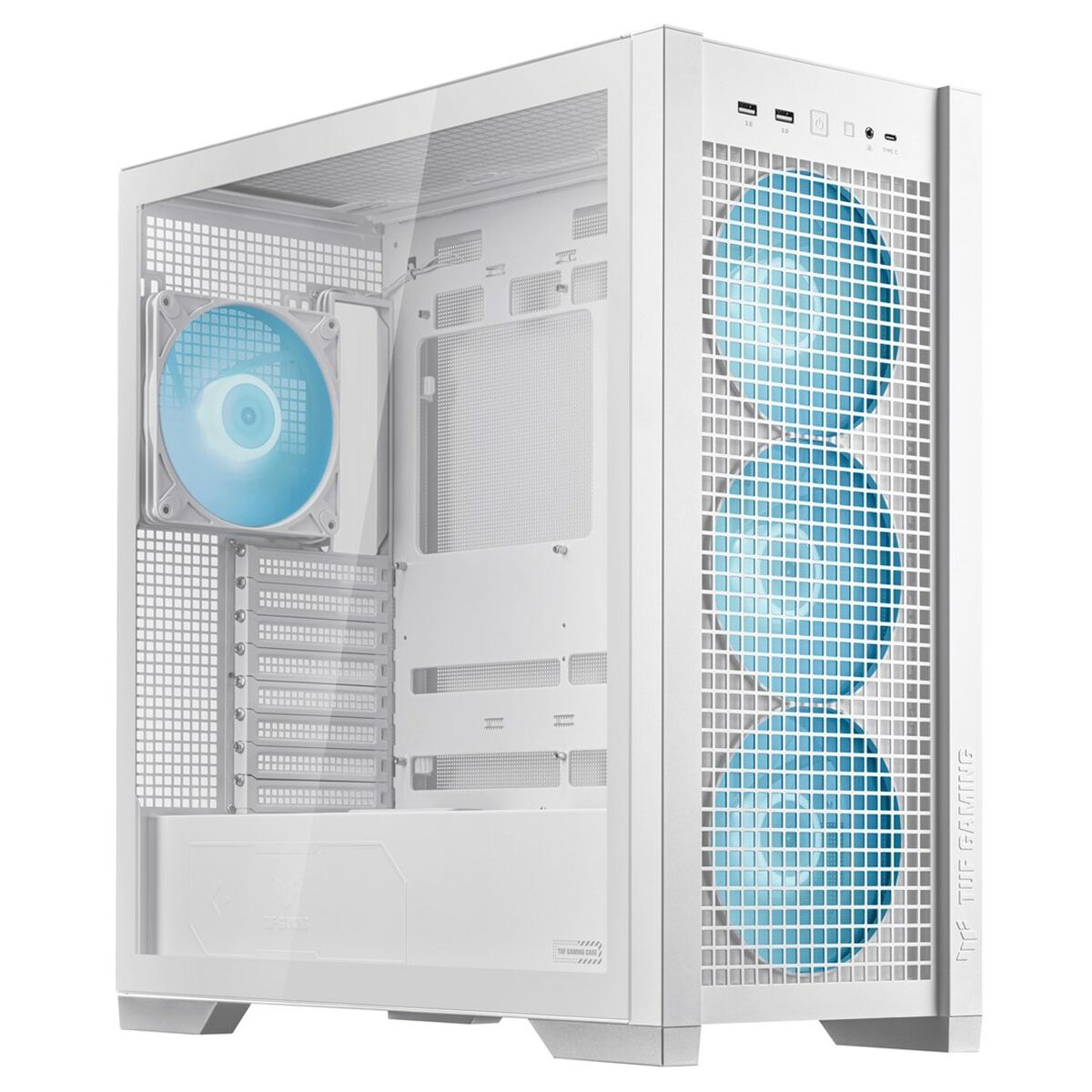 ATX Semi-tower Box Asus TUF GAMING GT302 TG ARGB White