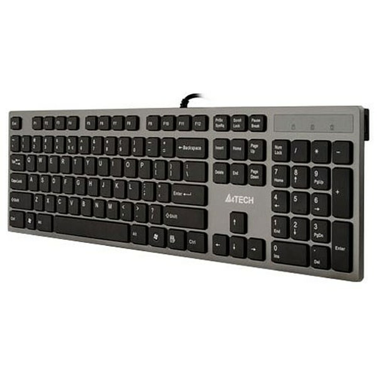 Keyboard A4 Tech KV-300H QWERTY Black Grey Monochrome Black/Grey