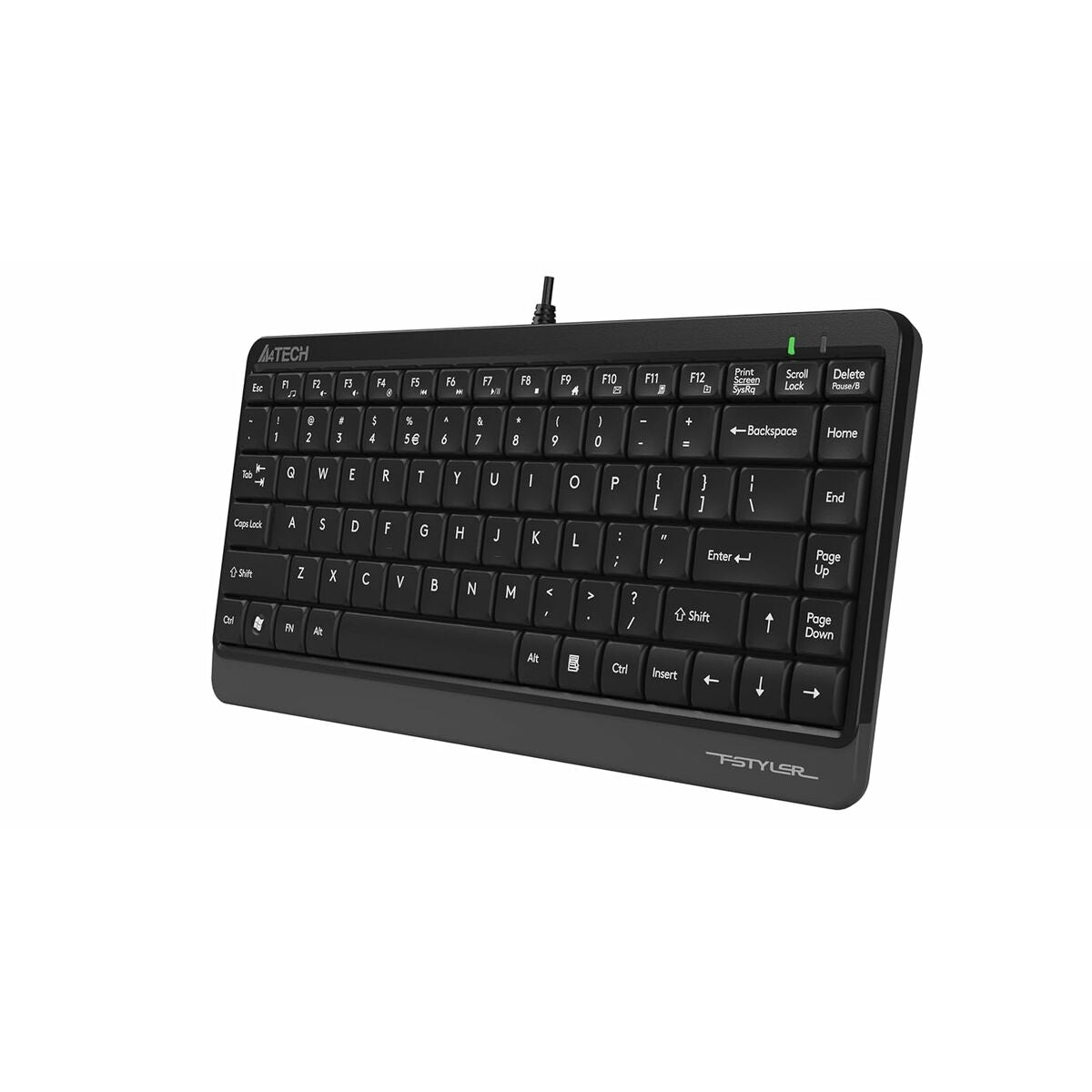 Keyboard A4 Tech A4TKLA46787 Black English