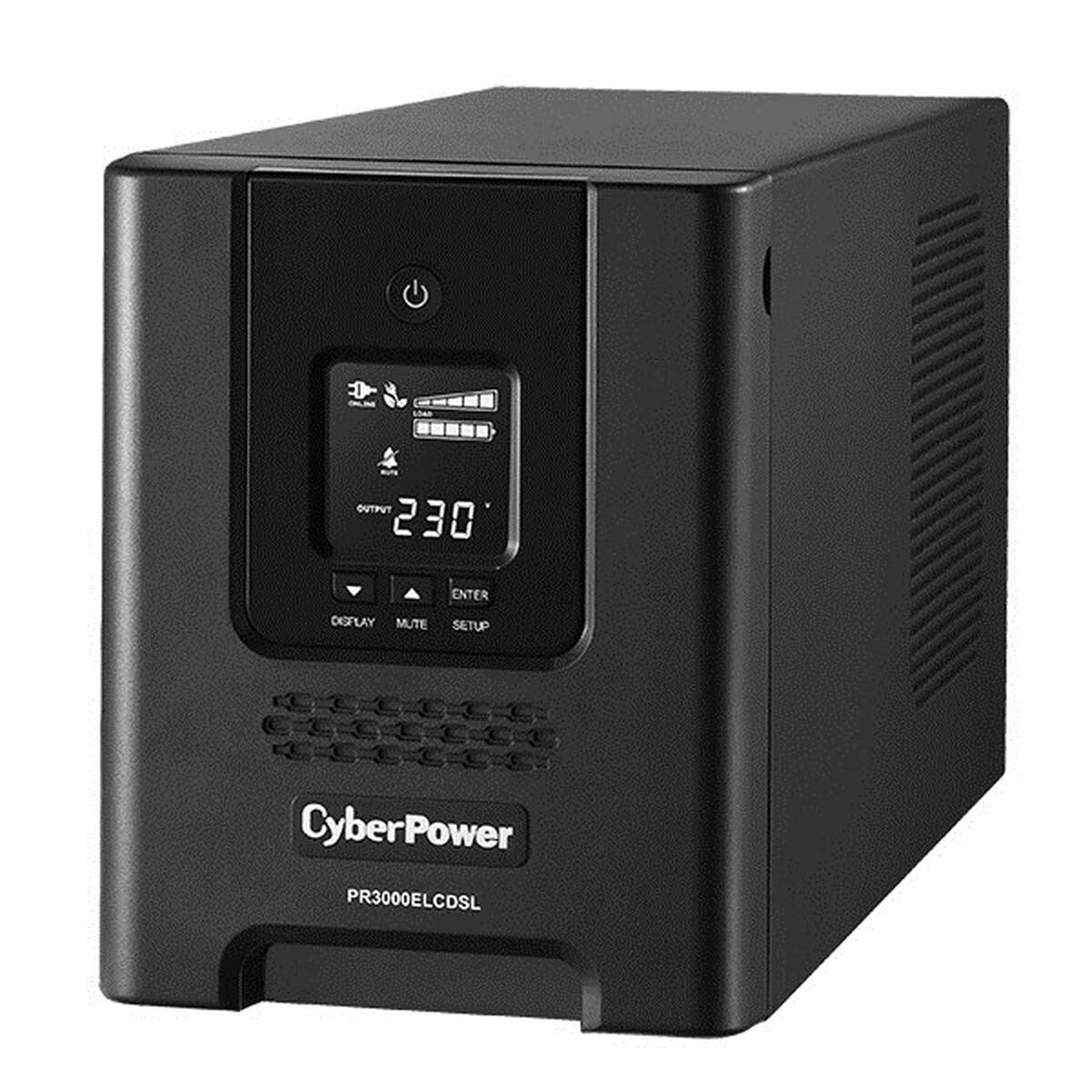 Uninterruptible Power Supply System Interactive UPS Cyberpower PR3000ELCDSL 2700 W