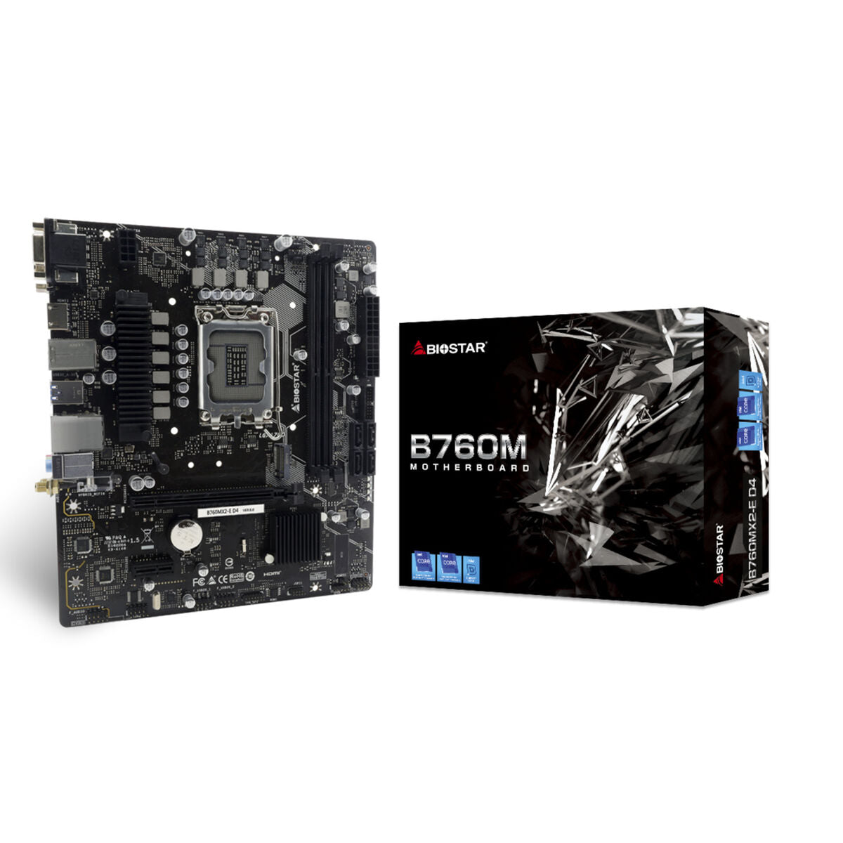 Motherboard Biostar B760MX2-E D4 Intel B760 LGA 1700