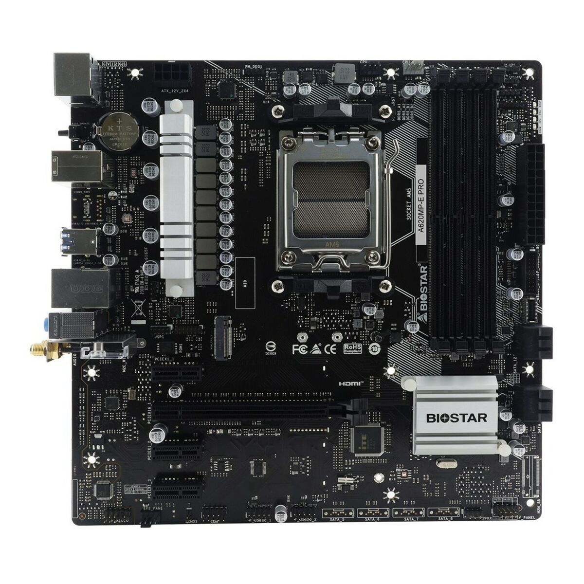 Motherboard Biostar A620MP-E PRO AMD A620 AMD AM5