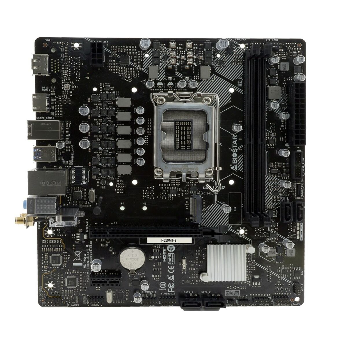 Motherboard Biostar H610MTE LGA 1700 INTEL H610