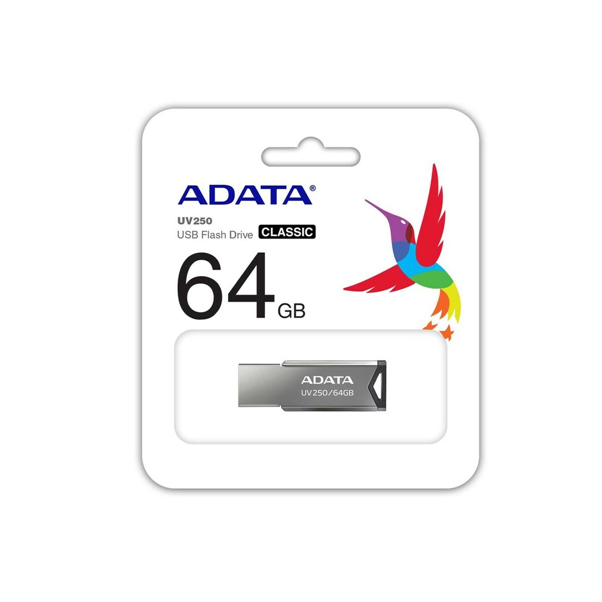 USB stick Adata UV250 Silver 64 GB