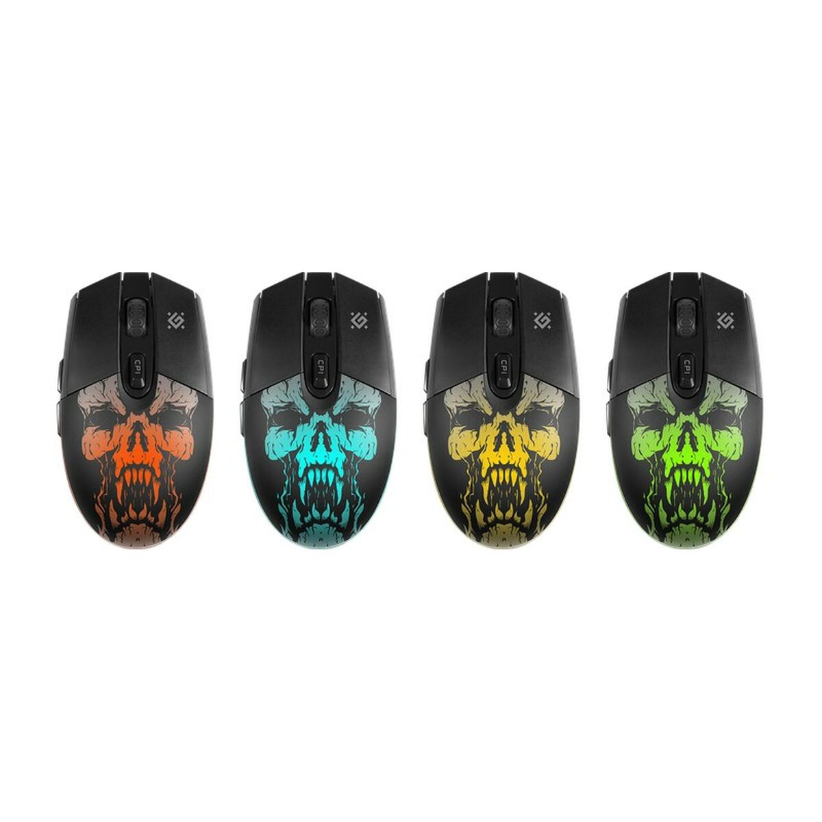 Wireless Mouse Defender Beta GM-707L Black Multicolour 1600 dpi