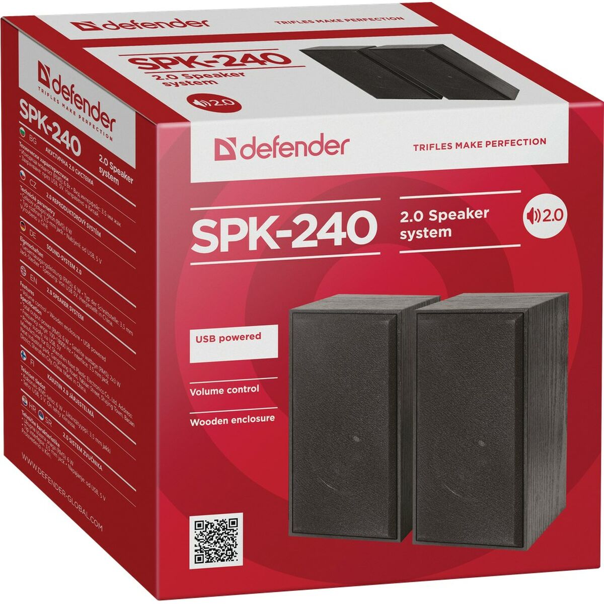 PC Speakers Defender SPK-240 Black