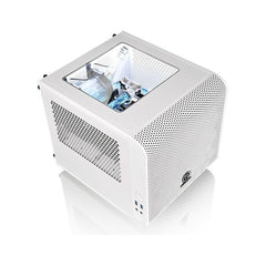 Mini ITX Midtower Case THERMALTAKE Core V1 Snow Edition White