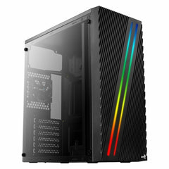 ATX Semi-tower Box Aerocool Streak RGB USB 3.0 Black