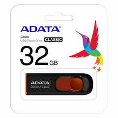 USB stick Adata AC008-32G-RKD Black/Red 32 GB