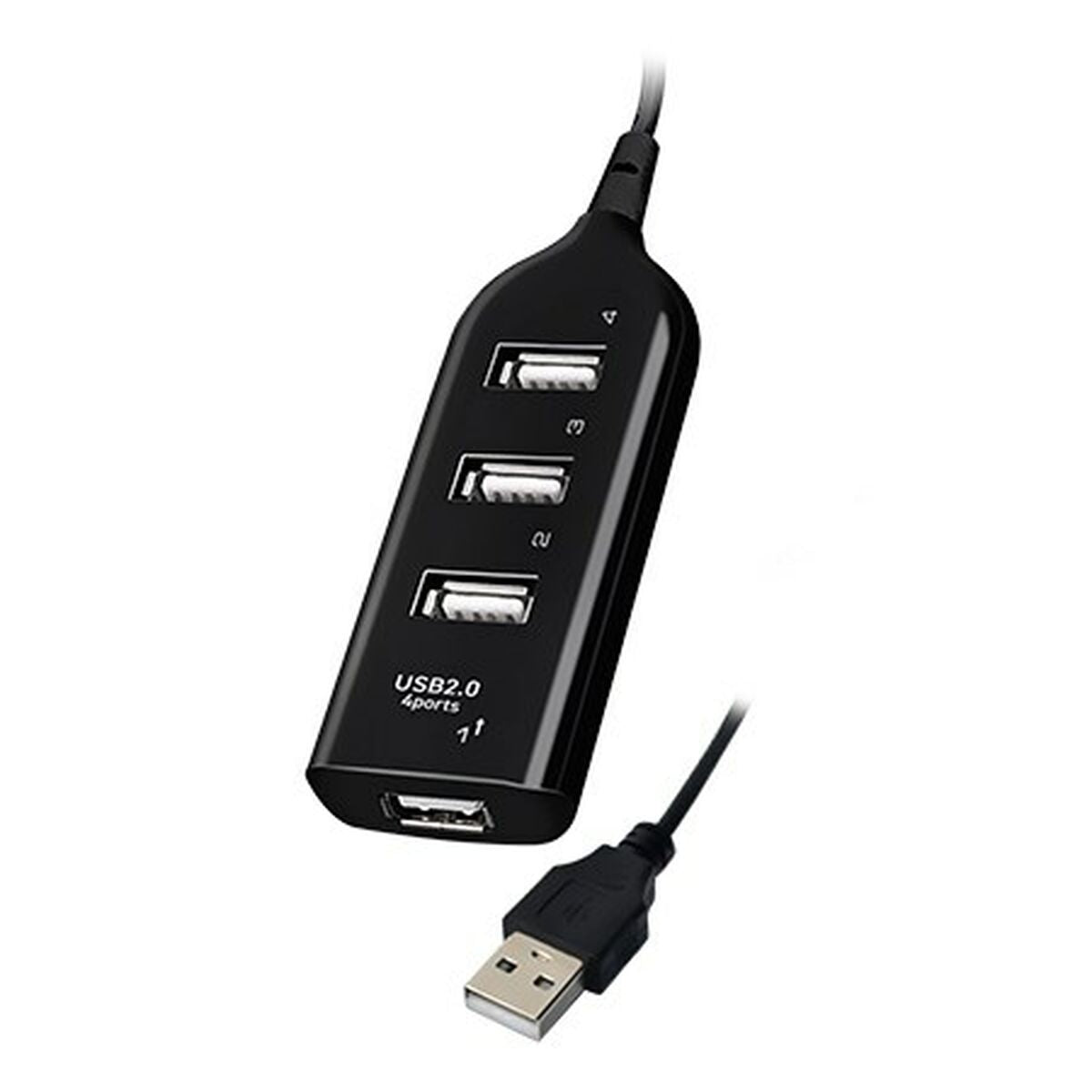 USB Hub Vakoss TC-234UX White Black