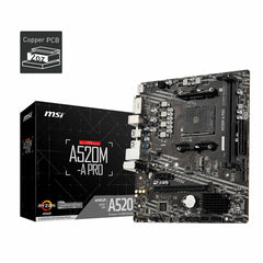 Motherboard MSI 7C96-001R AMD A520 AMD AM4