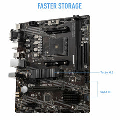 Motherboard MSI A520M PRO AMD A520 AMD AM4