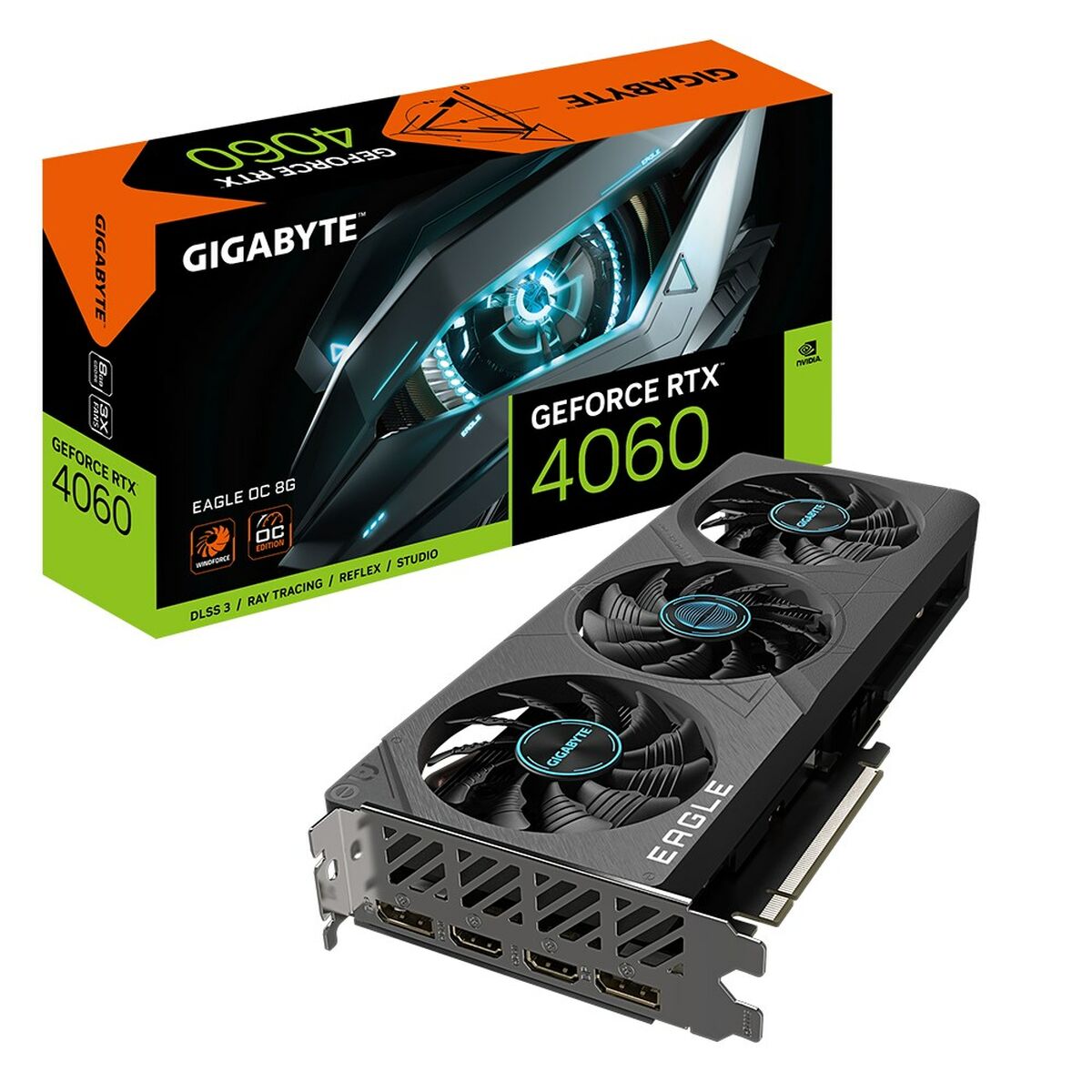 Graphics card Gigabyte GV-N4060EAGLE OC-8GD GDDR6