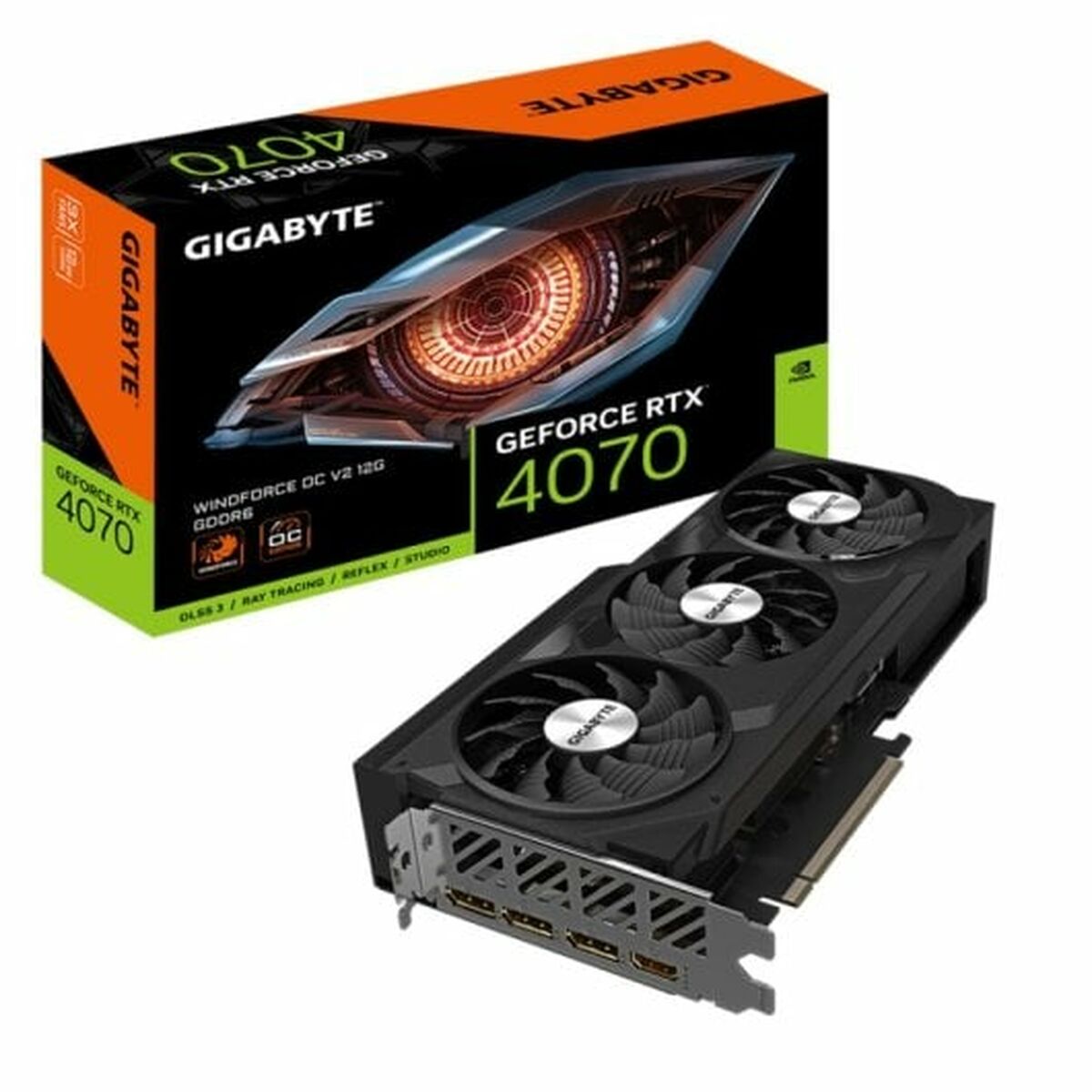 Graphics card Gigabyte GEFORCE RTX 4070 12 GB GDDR6