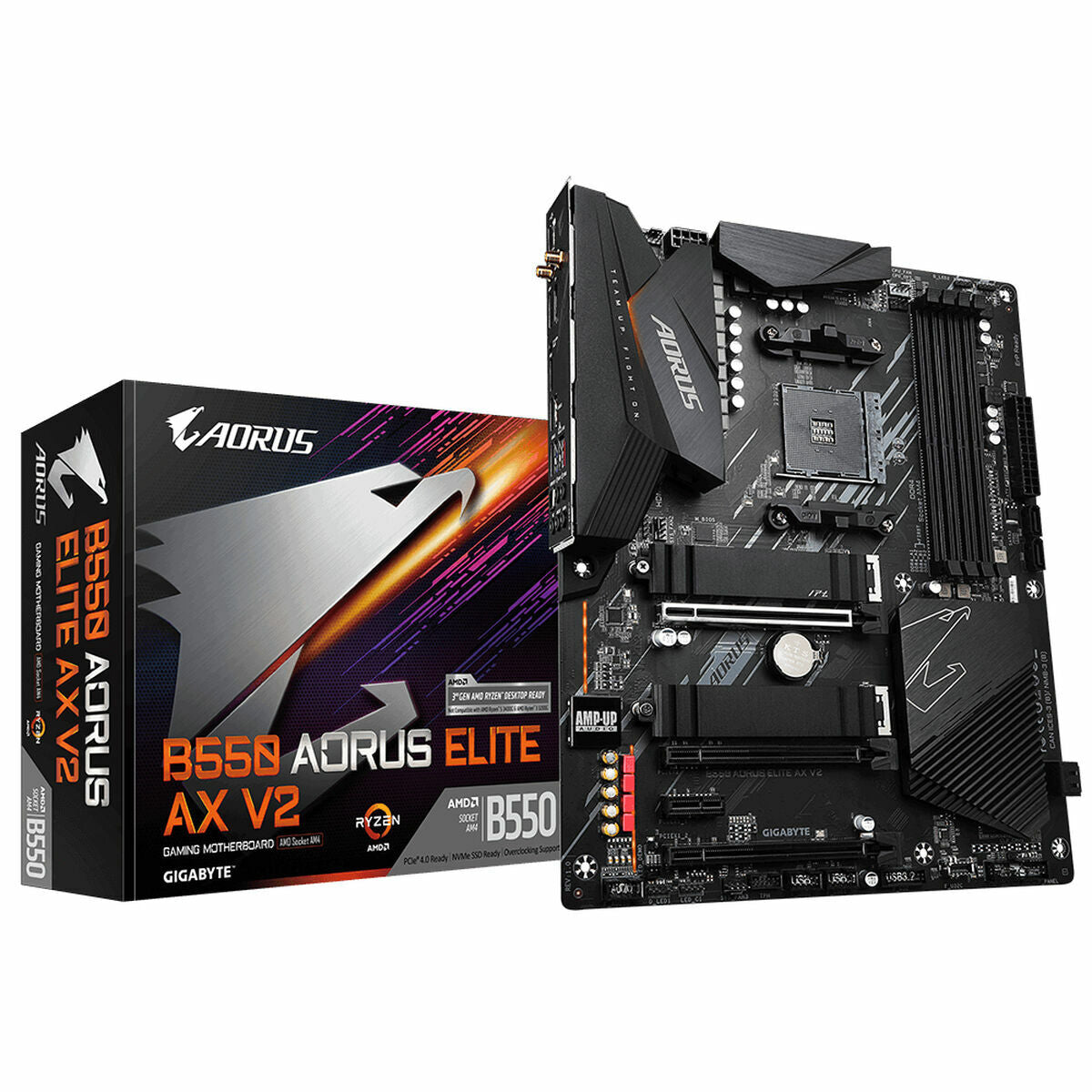 Motherboard Gigabyte B550 AORUS ELITE AX V2 AMD B550 AMD AM4