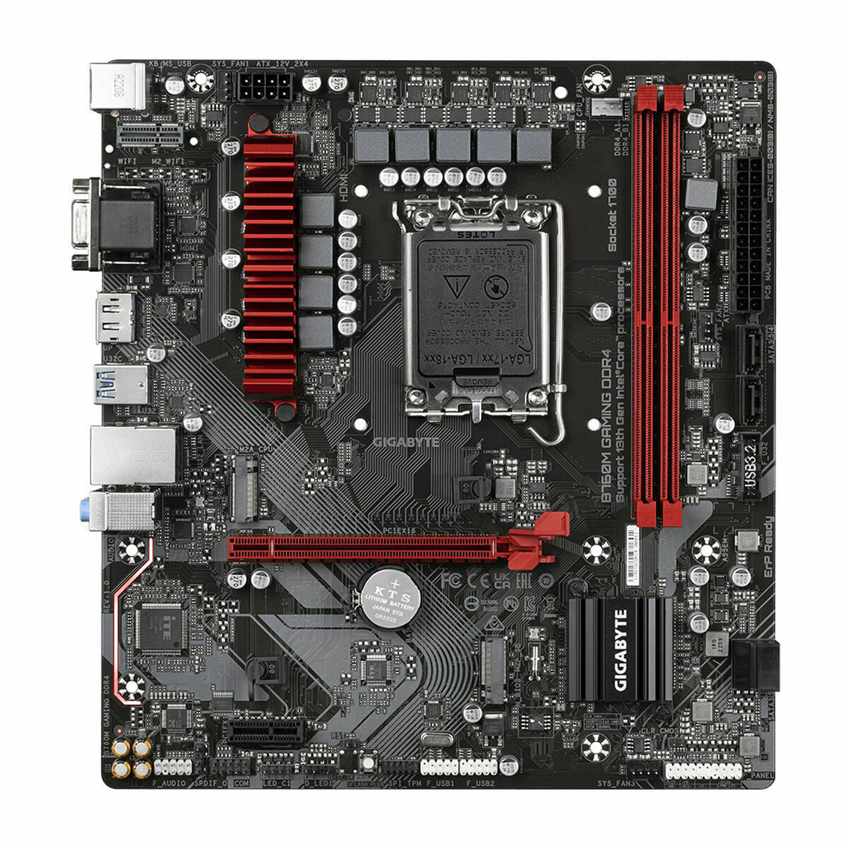 Motherboard Gigabyte B760M GAMING DDR4 LGA 1700 Intel B760