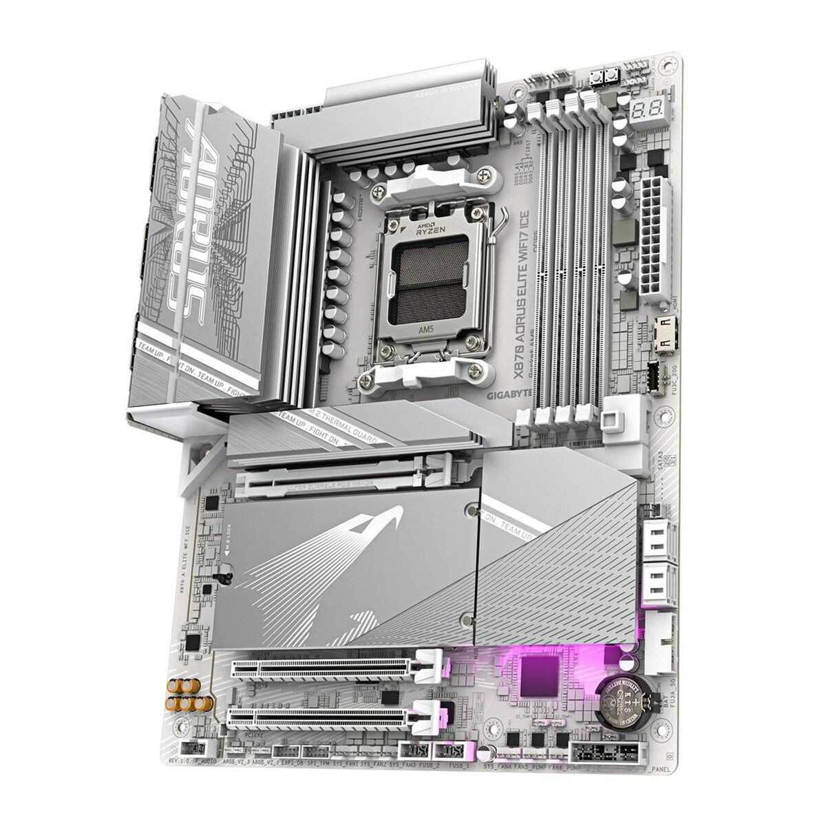 Motherboard Gigabyte X870 AORUS ELITE WF7 ICE AMD AMD AM5