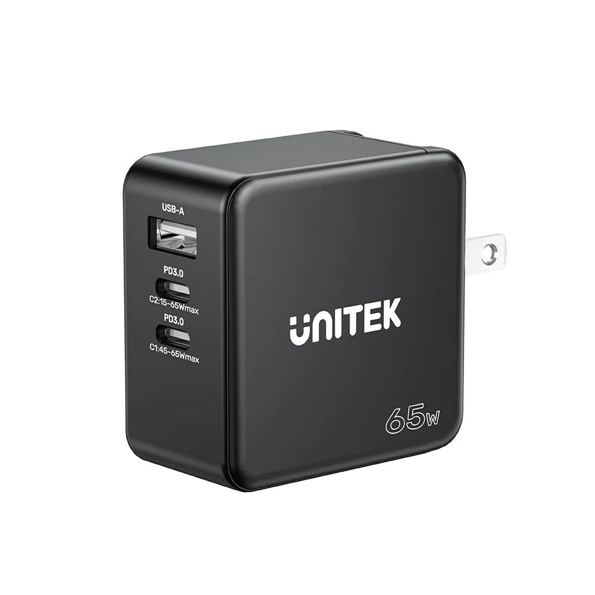 Wall Charger Unitek P1117B Black 65 W (1 Unit)