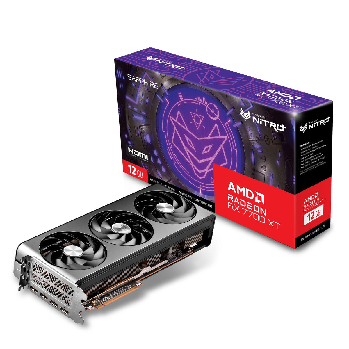 Graphics card Sapphire SAPPHIRE AMD RADEON RX 7700 XT GDDR6 12 GB