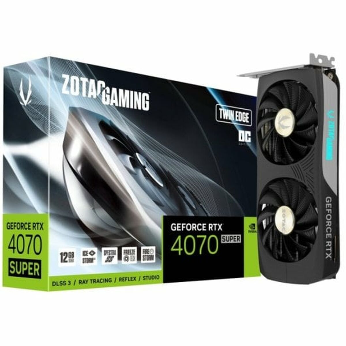 Graphics card Zotac ZT-D40720H-10M RTX 4070 SUPER 12 GB GDDR6X