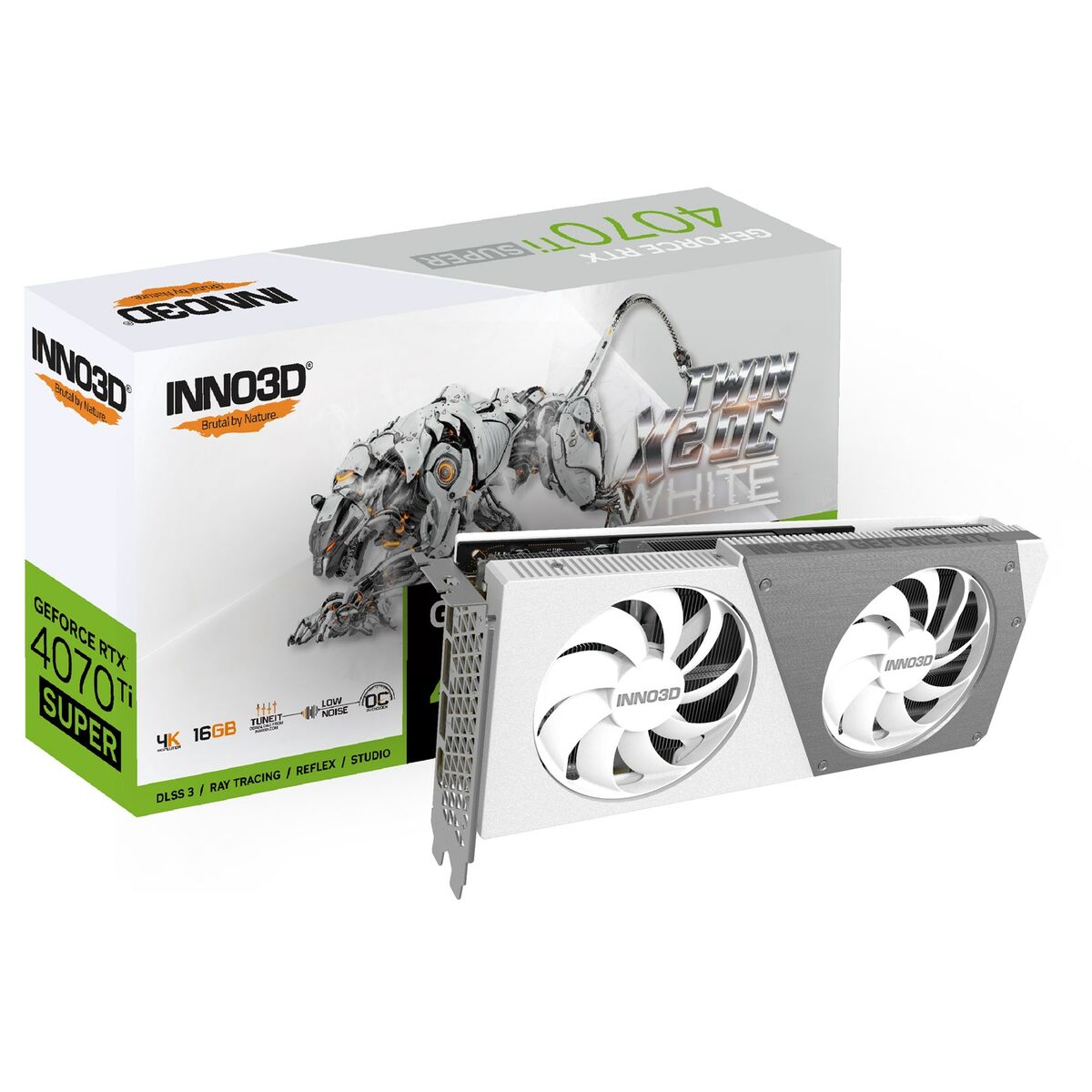 Graphics card INNO3D N407TS2-166XX-186156W GeForce RTX 4070 Ti 16 GB GDDR6X