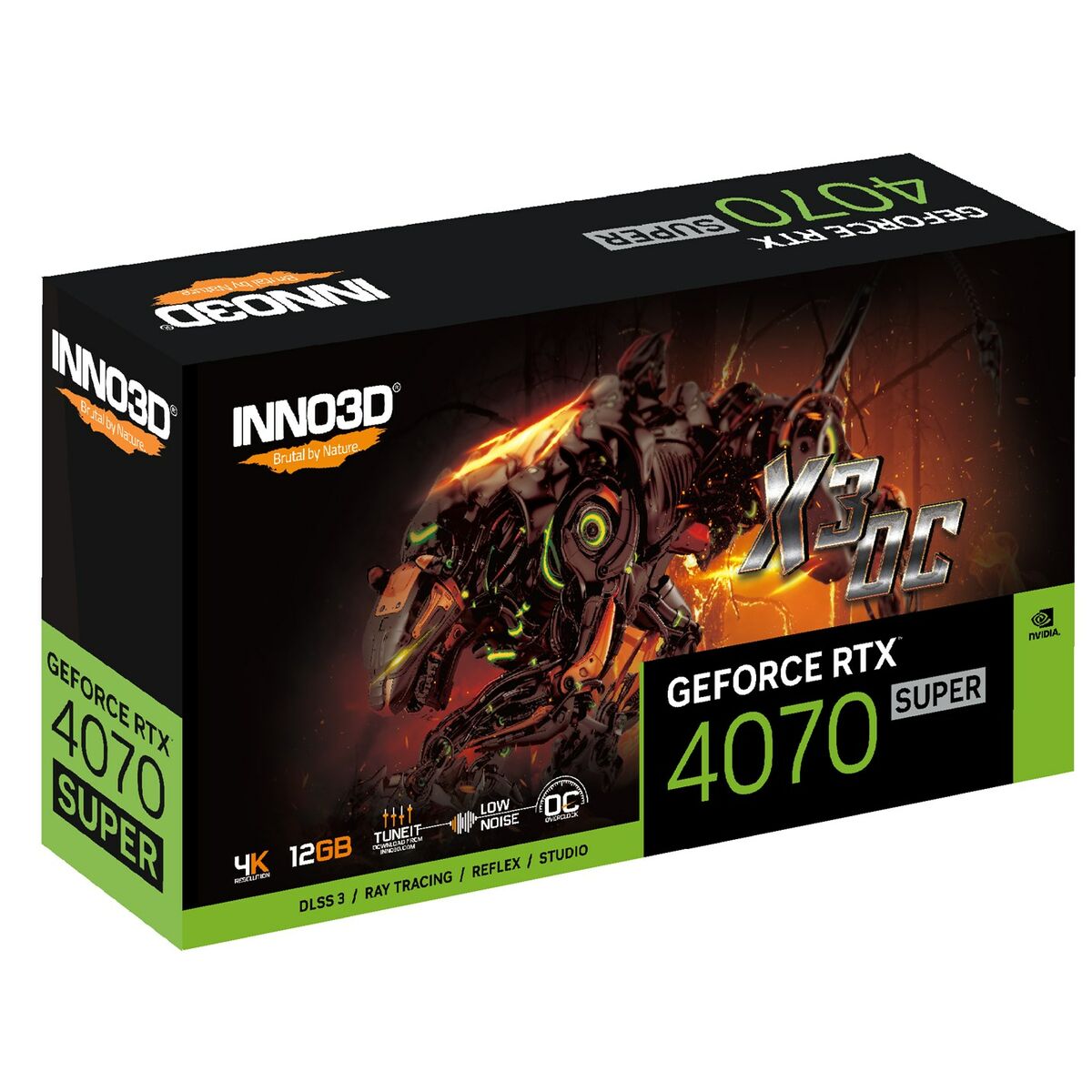 Graphics card INNO3D N407S3 12 GB GDDR6X RTX 4070 SUPER