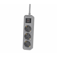 3-socket plugboard with power switch Philips (1,5 m)