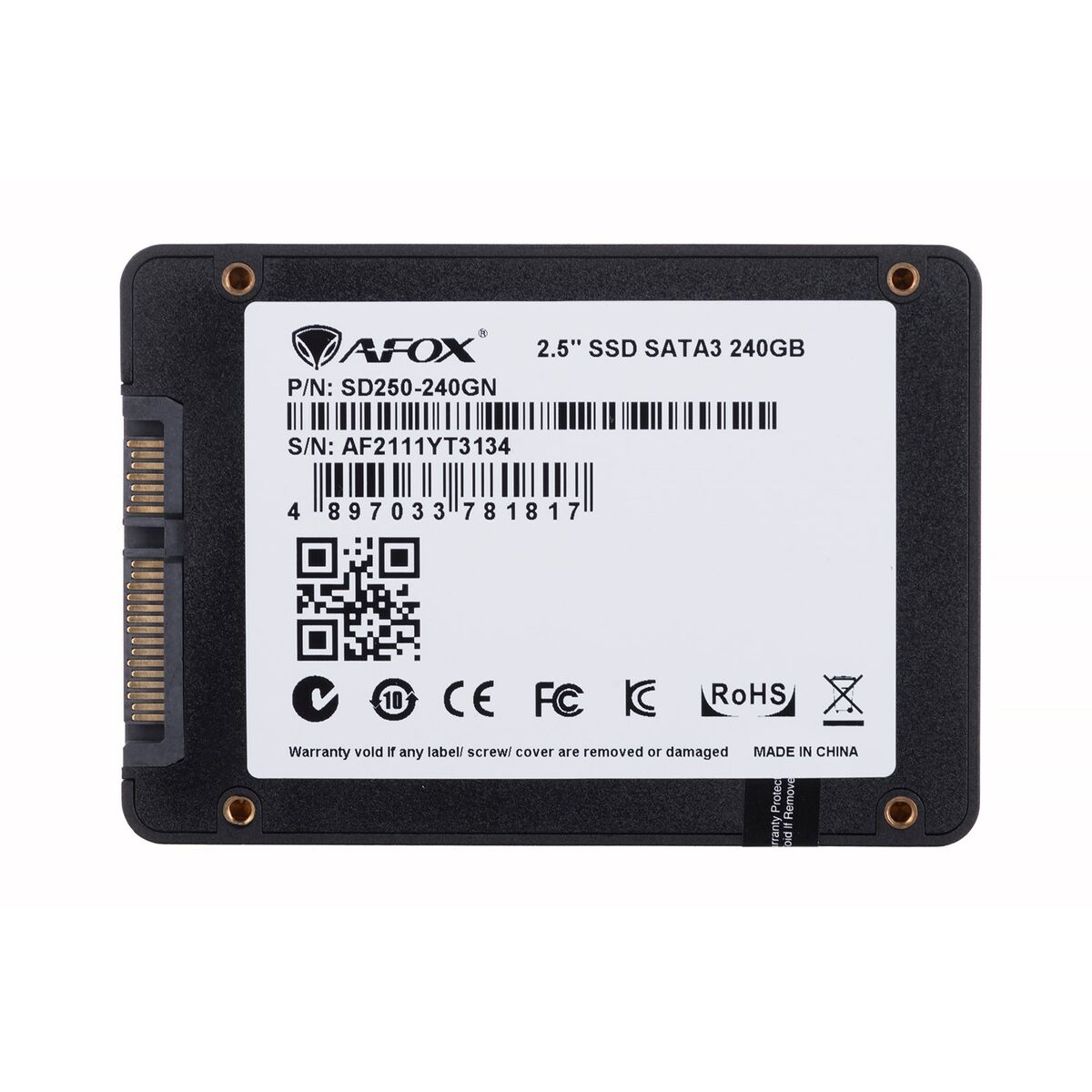 Hard Drive Afox SD250-240GN 240 GB SSD