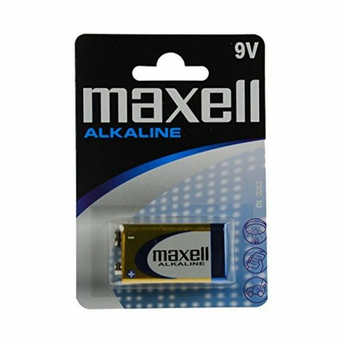 Alkaline Battery Maxell 6LR61-MN1604 LR61 9V 1,5 V (1 Unit)